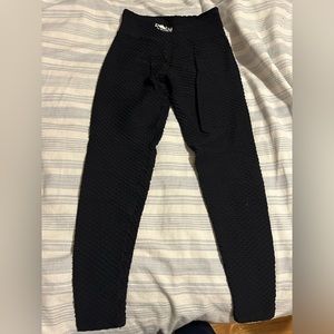 Black Croco Booty by Brabants pants